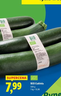 Cukinia BIO Cukinia promocja w Lidl