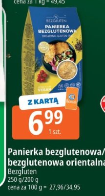 Panierka bezglutenowa/bezglutenowa orientalna Bezgluten promocja w Leclerc