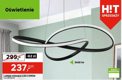 Lampa wisząca LED CONSA promocja w Leroy Merlin