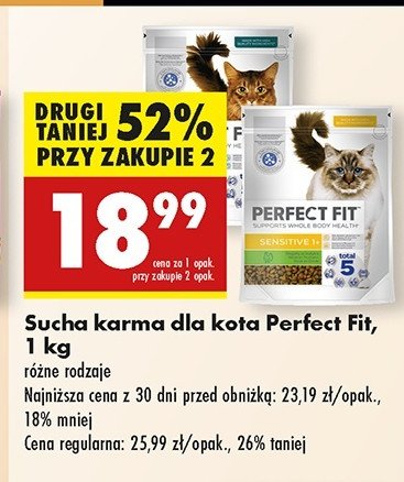 Karma dla kota sterile 1+ Perfect fit promocja