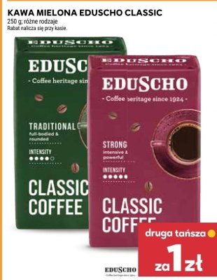 Kawa mielona Eduscho Classic Strong promocja w Stokrotka