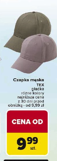 Czapka męska Tex promocja w Carrefour