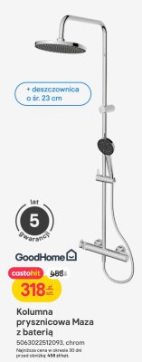 Kolumna prysznicowa Maza z baterią promocja w Castorama
