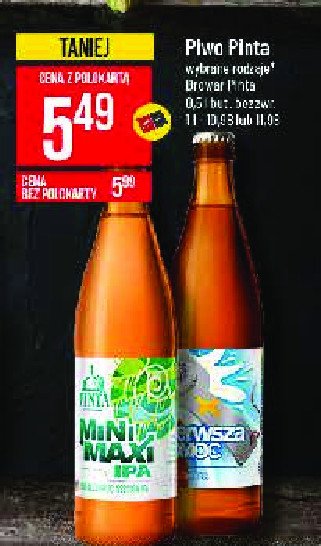 Piwo Pinta mini maxi mango promocja