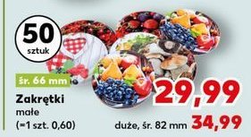 Zakrętki 82 mm promocja