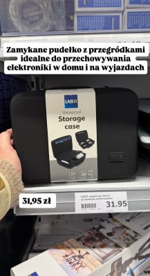 Pudełko na elektronikę LAB31 Universal Storage case promocja w Action