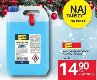 Płyn do spryskiwaczy zimowy -20°C 4 L promocja w Selgros