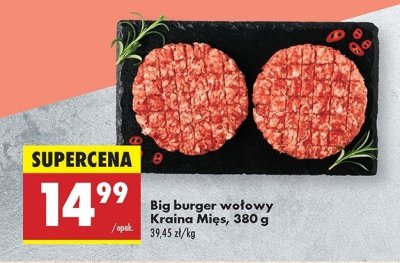 Big burger wołowy Kraina mięs promocja