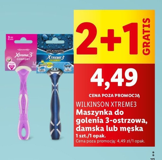 Maszynka do golenia WILKINSON XTREME 3 COMFORT promocja