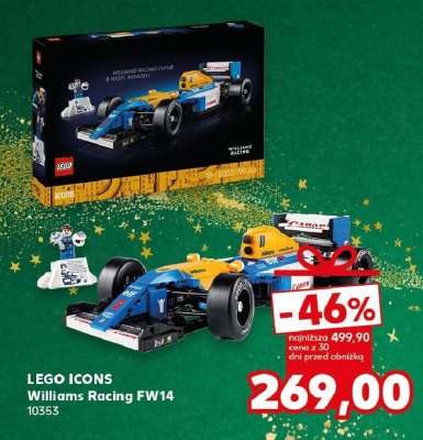 Zestaw Lego Icons 10353: Williams Racing FW14 promocja w Kaufland