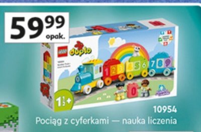 Klocki LEGO pociąg z cyferkami 10954 promocja w Auchan