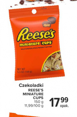 Czekoladki Reese's miniatures promocja