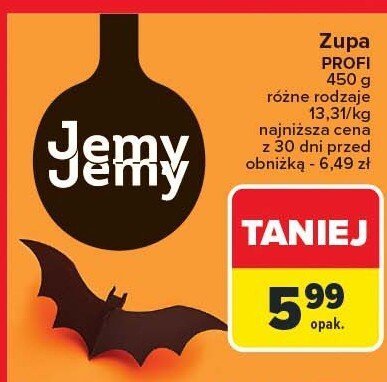 Zupa Jemy Jemy PROFI różne rodzaje 450g promocja w Carrefour