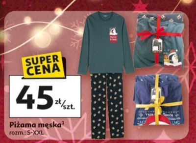 Piżama męska promocja w Auchan