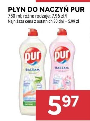 Płyn do naczyń Pur promocja w Stokrotka