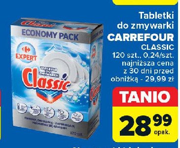 Tabletki do zmywarki classic Carrefour expert promocja