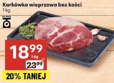 Karkówka wieprzowa bez kości promocja w Delikatesy Centrum