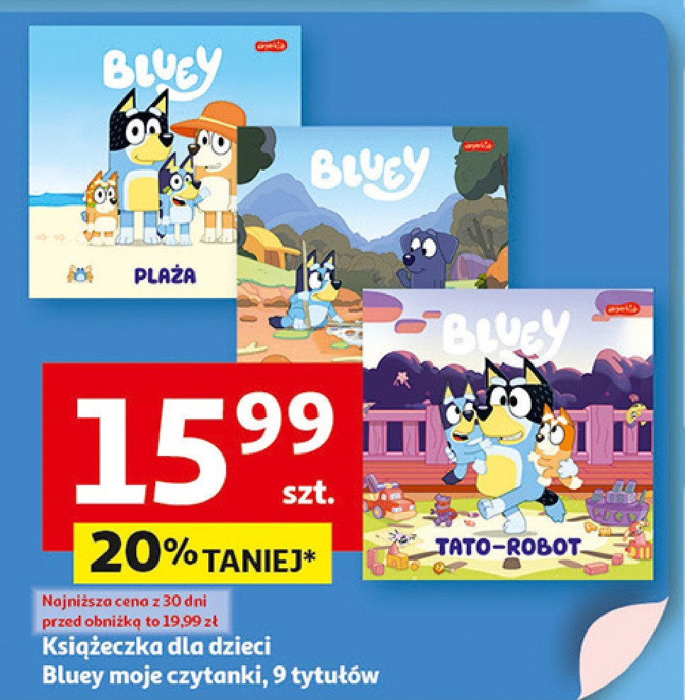 Bluey - plaża promocja w Auchan