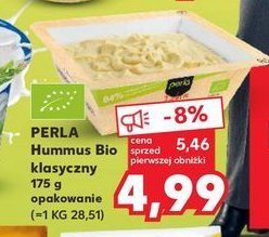 Hummus klasyczny bio Perla promocja