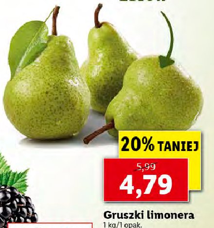 Gruszki limonera promocja