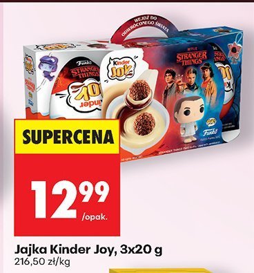 Jajka Kinder Joy, 3x20 g promocja w Biedronka