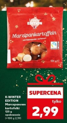 Czekolada marzipankartoffeln K-Winter Edition marcepanowe kartofelki promocja w Kaufland