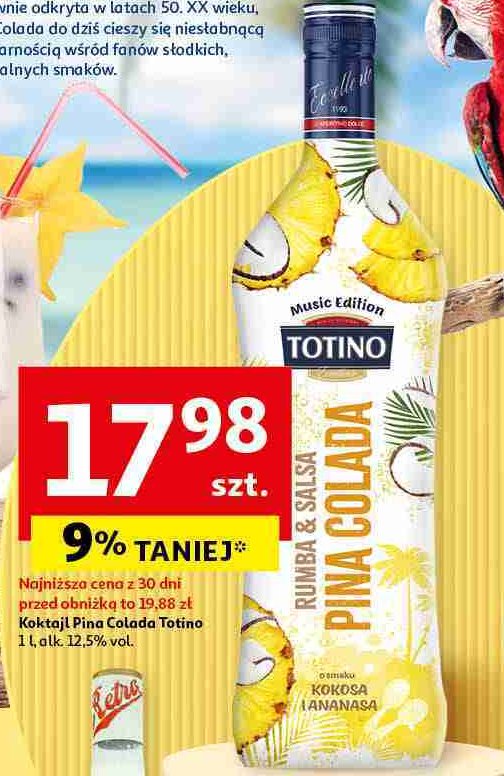 Vermouth TOTINO PINA COLADA promocja