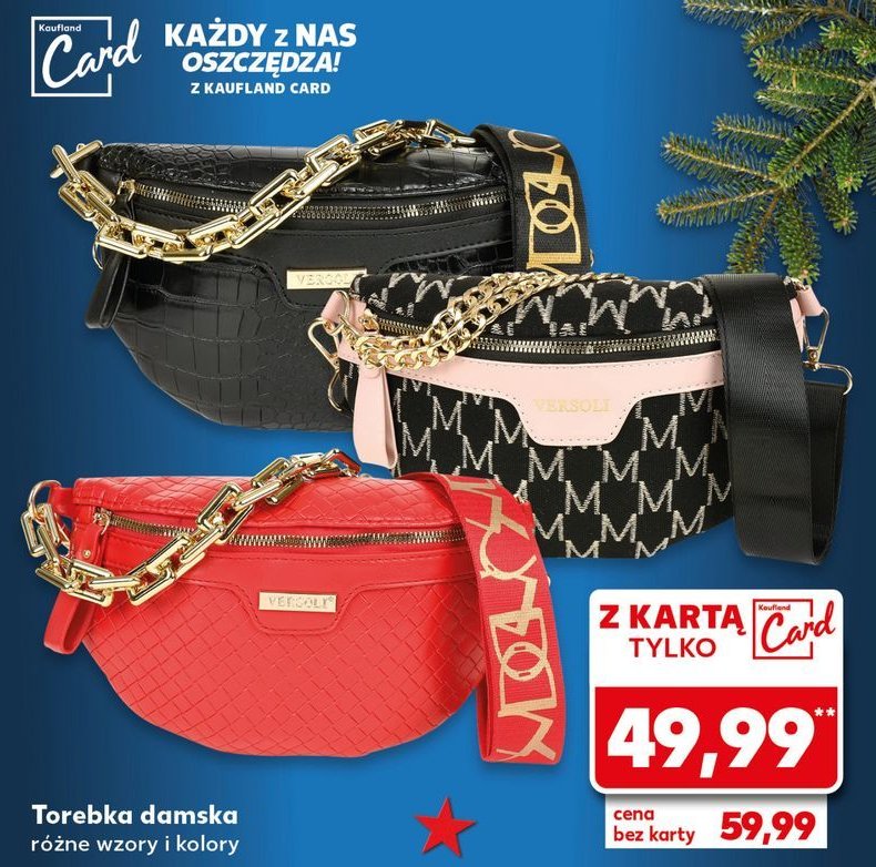 Torba damska Versoli promocja w Kaufland