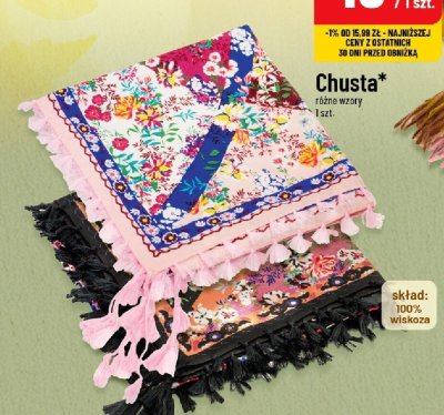 Chusta różne wzory promocja w POLOmarket