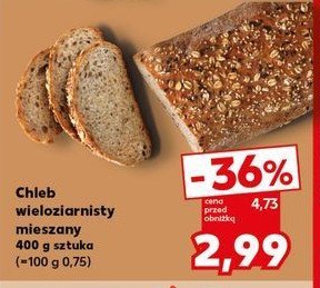 Chleb wieloziarnisty mieszany Z naszej piekarni kaufland promocja
