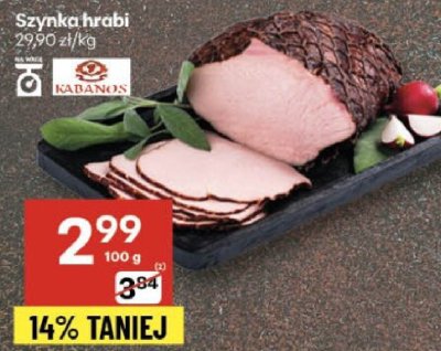 Szynka hrabi Kabanos promocja w Delikatesy Centrum