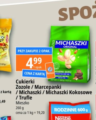 Cukierki kokosowe Mieszko michaszki promocja