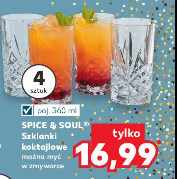 Szklanki koktajlowe 360 ml K-classic spice & soul promocja