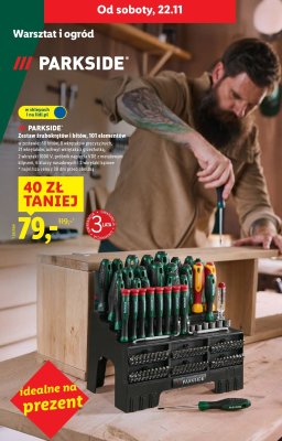 Zestaw śrubokrętów i bitów 101 elementów promocja w Lidl