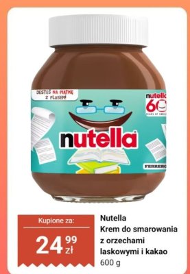Krem do smarowania z orzechami laskowymi i kakao 600 g promocja w Dino