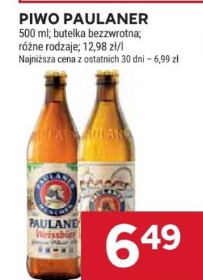 Piwo Paulaner promocja w Stokrotka