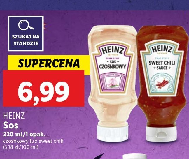 Sos sweet chilli Heinz promocja