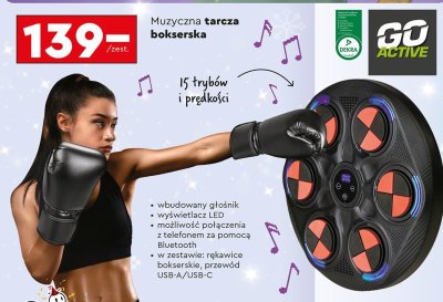 Muzyczna tarcza bokserska promocja w Biedronka