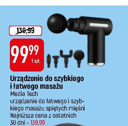 Pistolet do masa偶u 6521 Media-tech promocja