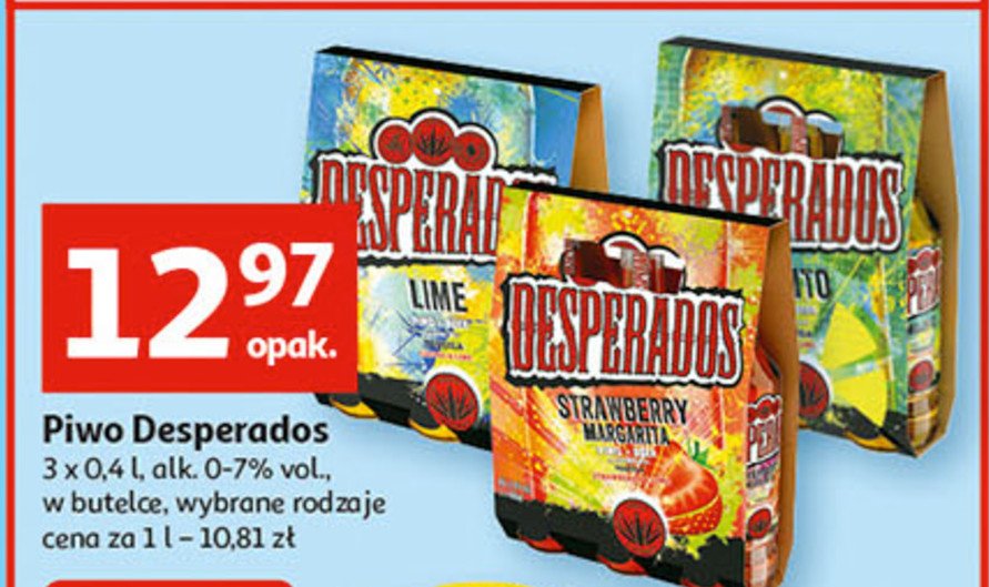 Piwo Desperados Lime promocje