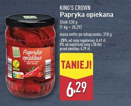 Papryka opiekana King's crown (aldi) promocja w Aldi