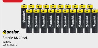 Baterie AA anslut 20 szt. promocja w Jula