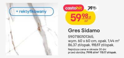 Gres Sidamo promocja w Castorama