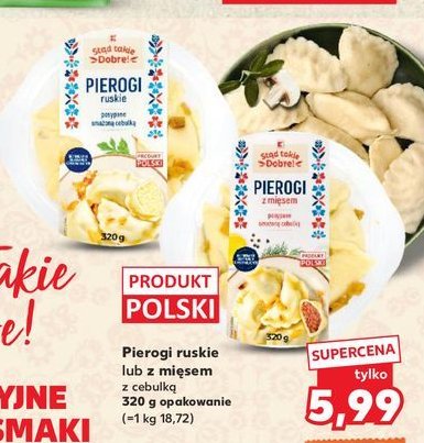 Pierogi ruskie K-classic stąd takie dobre! promocja