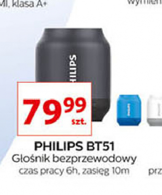 Głośnik bezprzewodowy bt51 Philips promocja