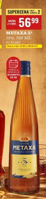 Brandy Metaxa 5* greek orange promocja w Biedronka