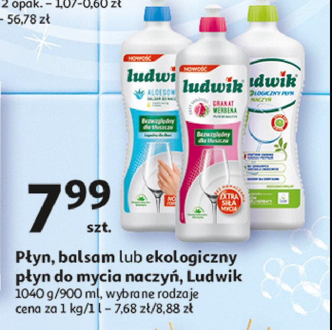 Płyn do naczyń hipoalergiczny Ludwik promocja