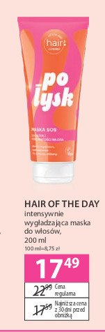 Maska do włosów sos ONLY BIO HAIR OF THE DAY Onlybio promocja