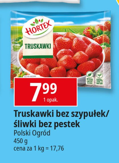 Śliwki bez pestek Hortex promocja