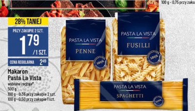 Makaron spaghetii Pasta la vista promocja